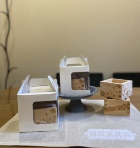 津軽こぎん柄 升